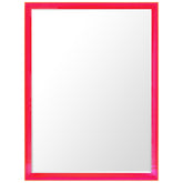 Scarlet Mirror - Chromatic Acrylic Framed Beveled Mirrors